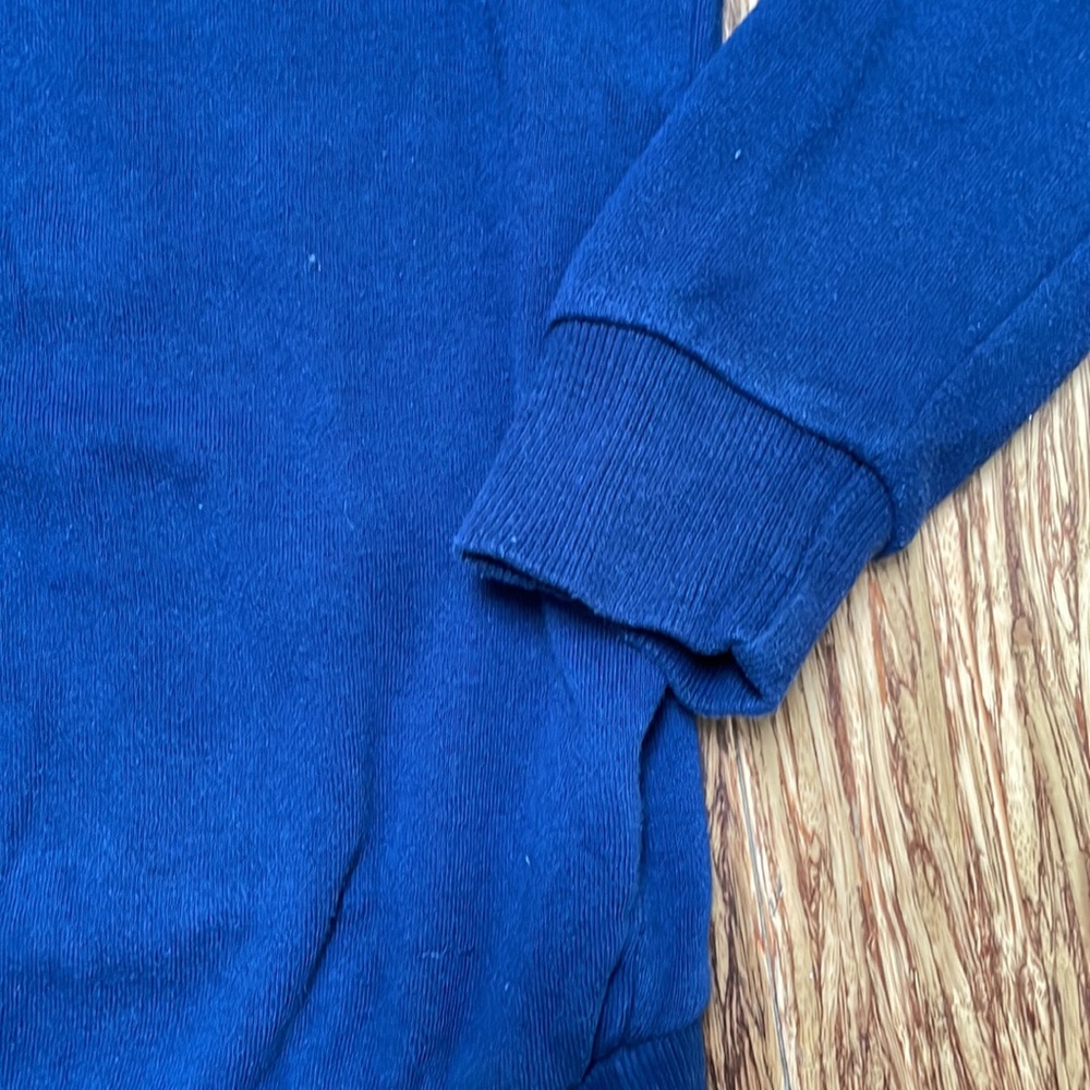 Young & Reckless blue fleece-lined sweatshirt size small - Picture 5 of 6